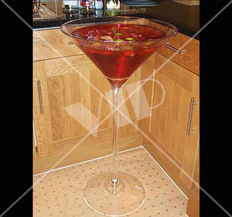 JUMBO HUGE DRINK CUPS - MARTINI CUP, MARGARITA BOWL, WINE GLASS or  CHAMPAGNE FLUTE (3 Huge Sizes)